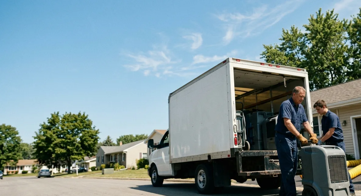 Water Damage Cleanup in Marysville, OH near me